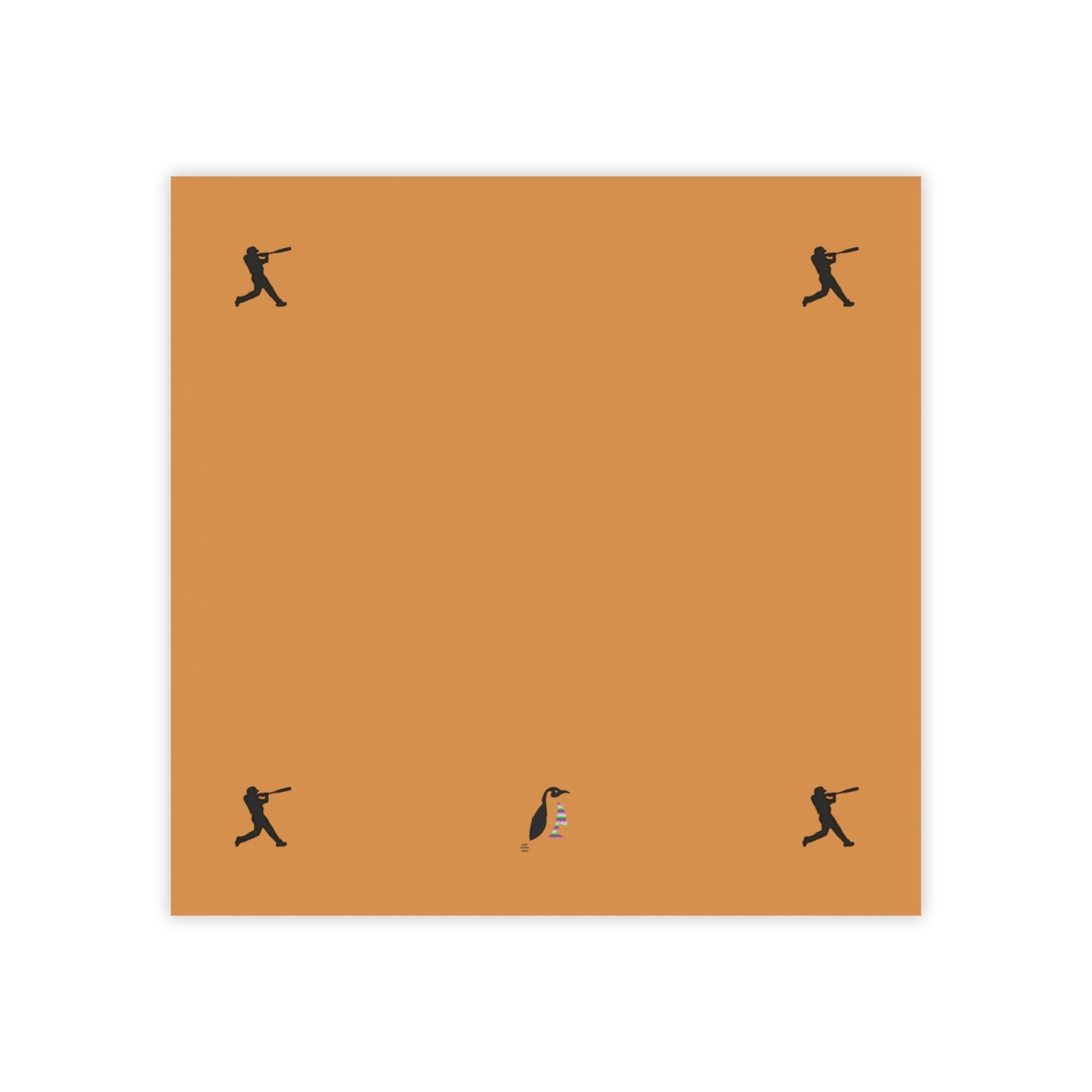 Post-it® Note Pads: Baseball Lite Brown