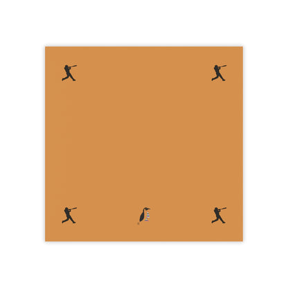 Post-it® Note Pads: Baseball Lite Brown