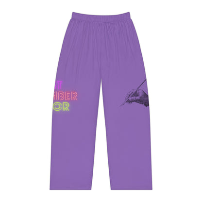 Pambabaeng Pajama Pants: Writing Lite Purple 