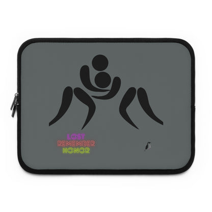 Laptop Sleeve: Wrestling Dark Grey