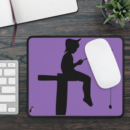 Gaming Mouse Pad: Fishing Lite Purple