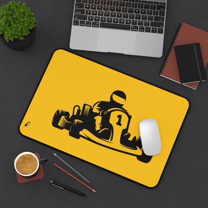 Desk Mat: Racing Yellow