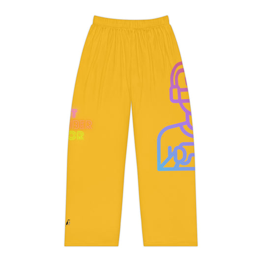 Women's Pajama Pants: Gaming Yellow