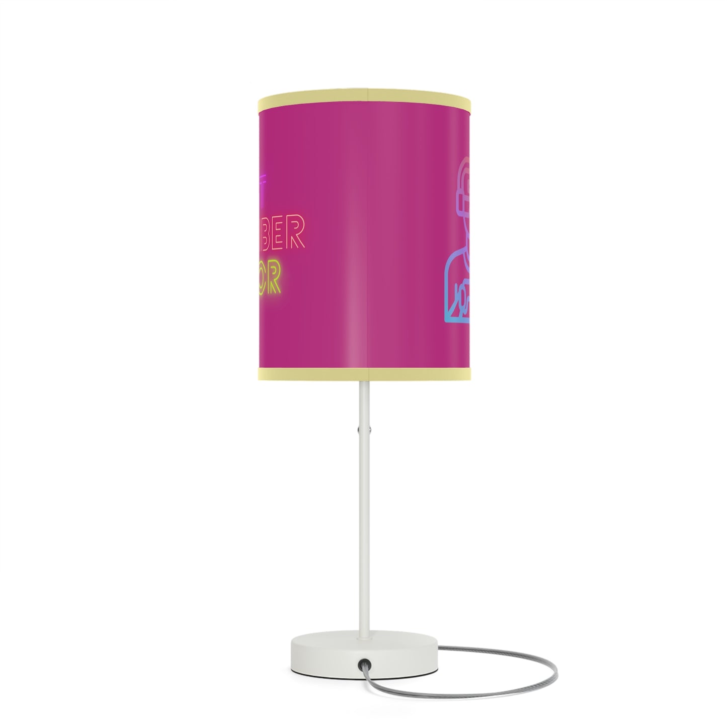 Lamp on a Stand, US|CA plug: Gaming Pink 