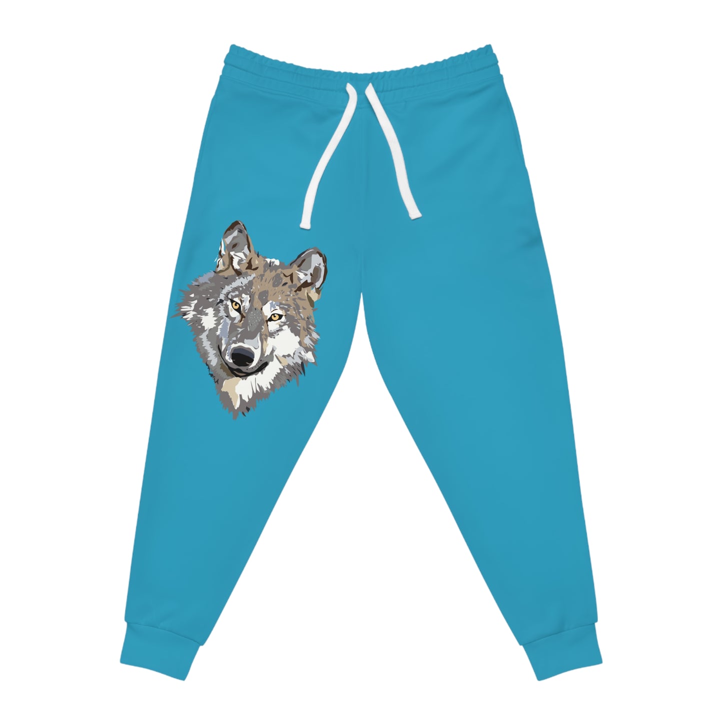 Athletic Joggers: Wolves Turquoise