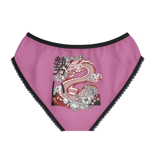 Women's Briefs: Dragons Lite Pink