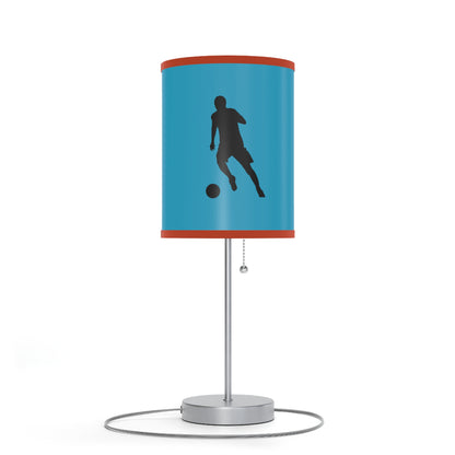 Lamp on a Stand, US|CA plug: Soccer Turquoise