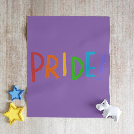 Throw Blanket: LGBTQ Pride Lite Purple