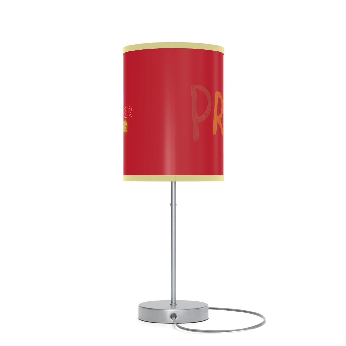 Lamp on a Stand, US|CA plug: LGBTQ Pride Dark Red