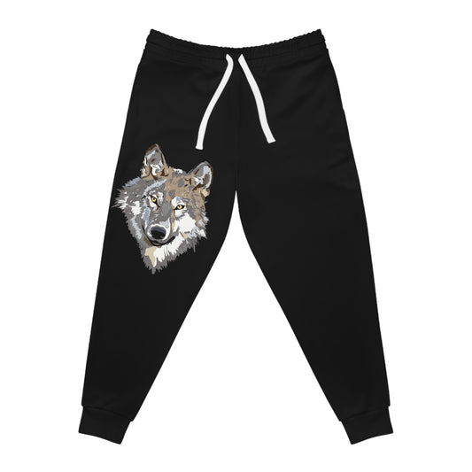 Athletic Joggers: Wolves Black