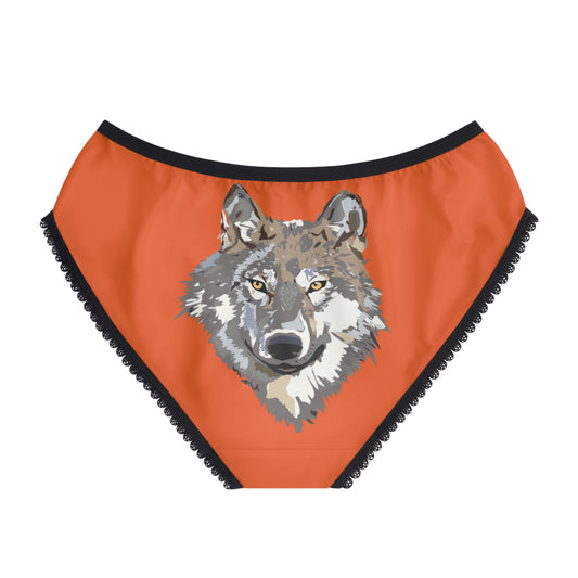 Women's Briefs: Wolves Orange