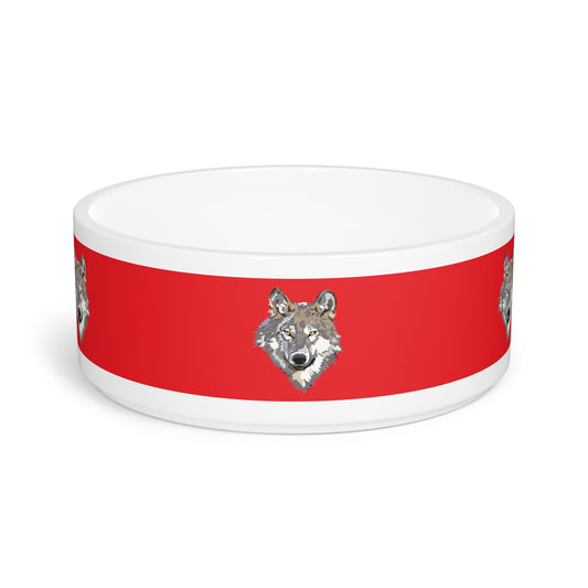 Pet Bowl: Wolves Red