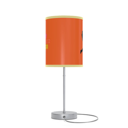 Lamp on a Stand, US|CA plug: Baseball Orange 