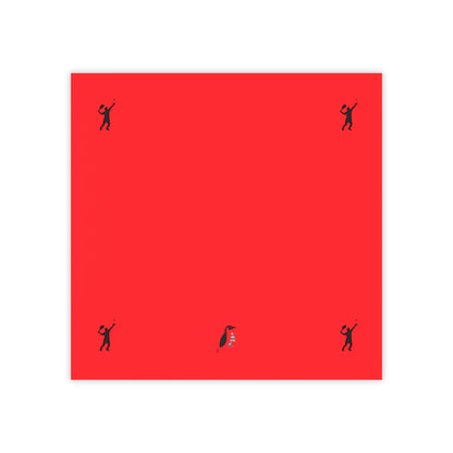 Post-it® Note Pads: Tennis Red