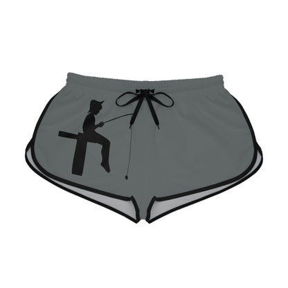 Women's Relaxed Shorts: Fishing Dark Grey