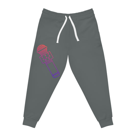 Athletic Joggers: Music Dark Grey