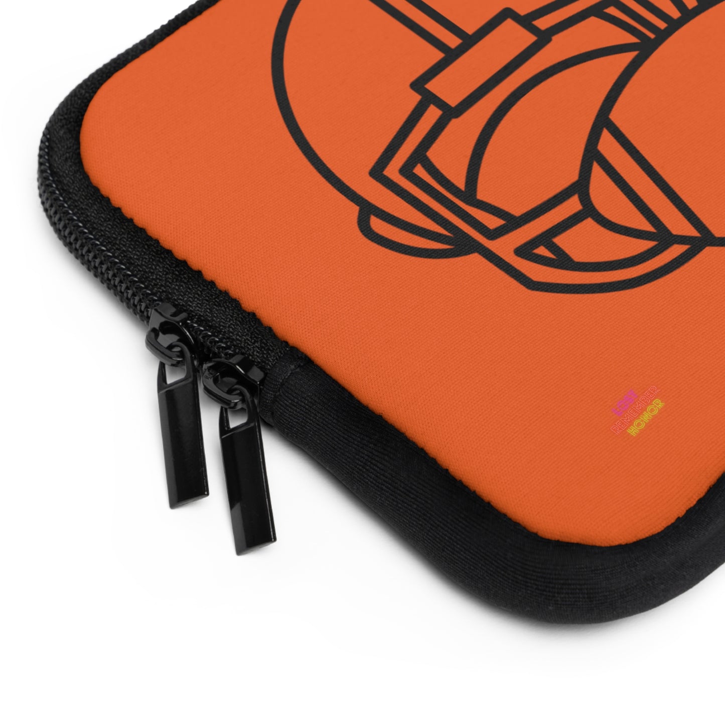 Laptop Sleeve: Football Orange