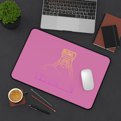 Desk Mat: Bowling Lite Pink