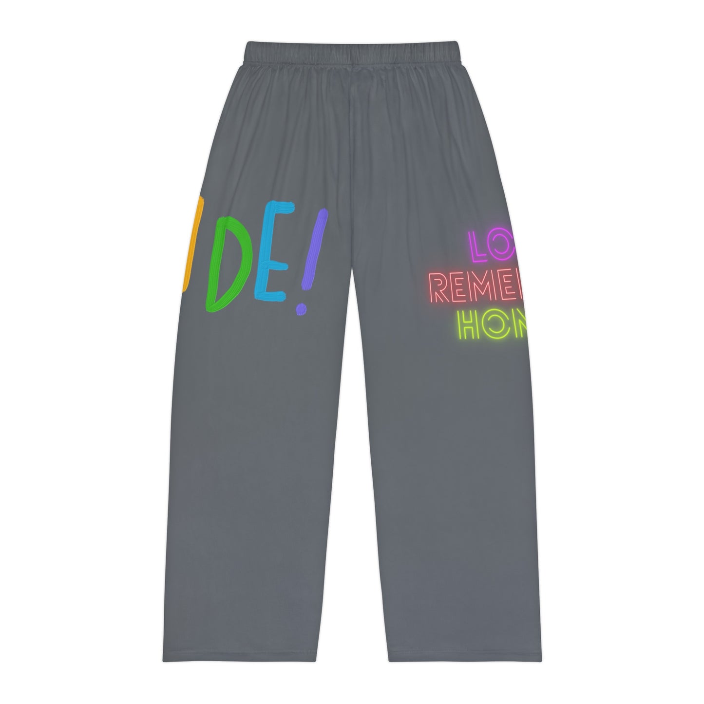 Men's Pajama Pants: LGBTQ Pride Dark Grey