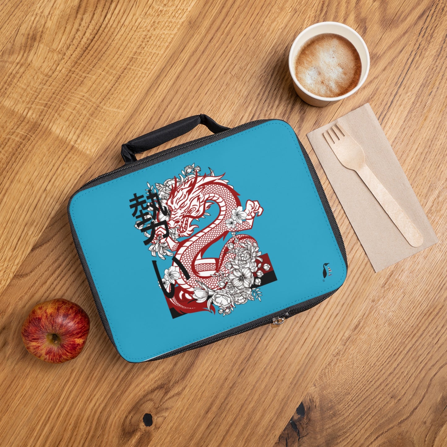 Lunch Bag: Dragons Turquoise