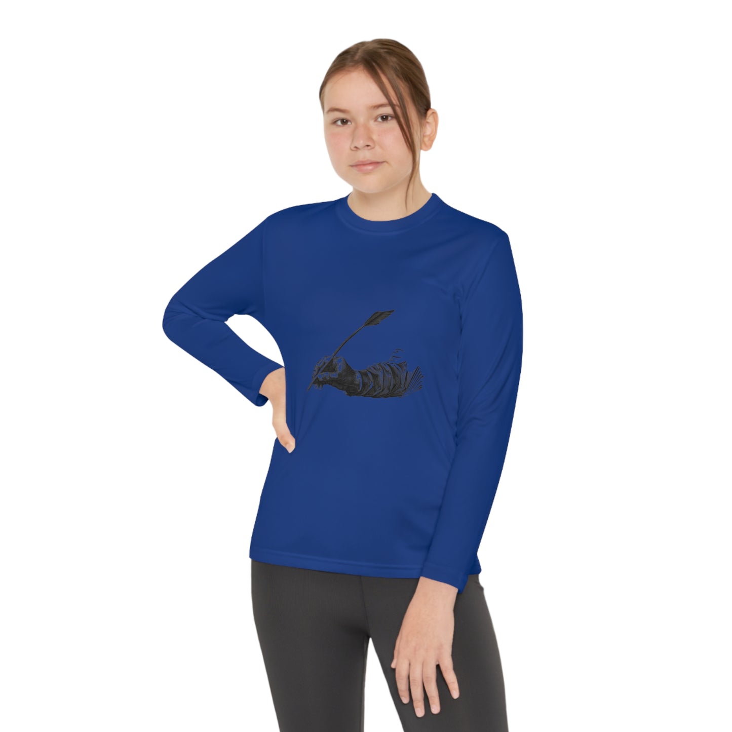 Youth Long Sleeve Competitor Tee: Writing