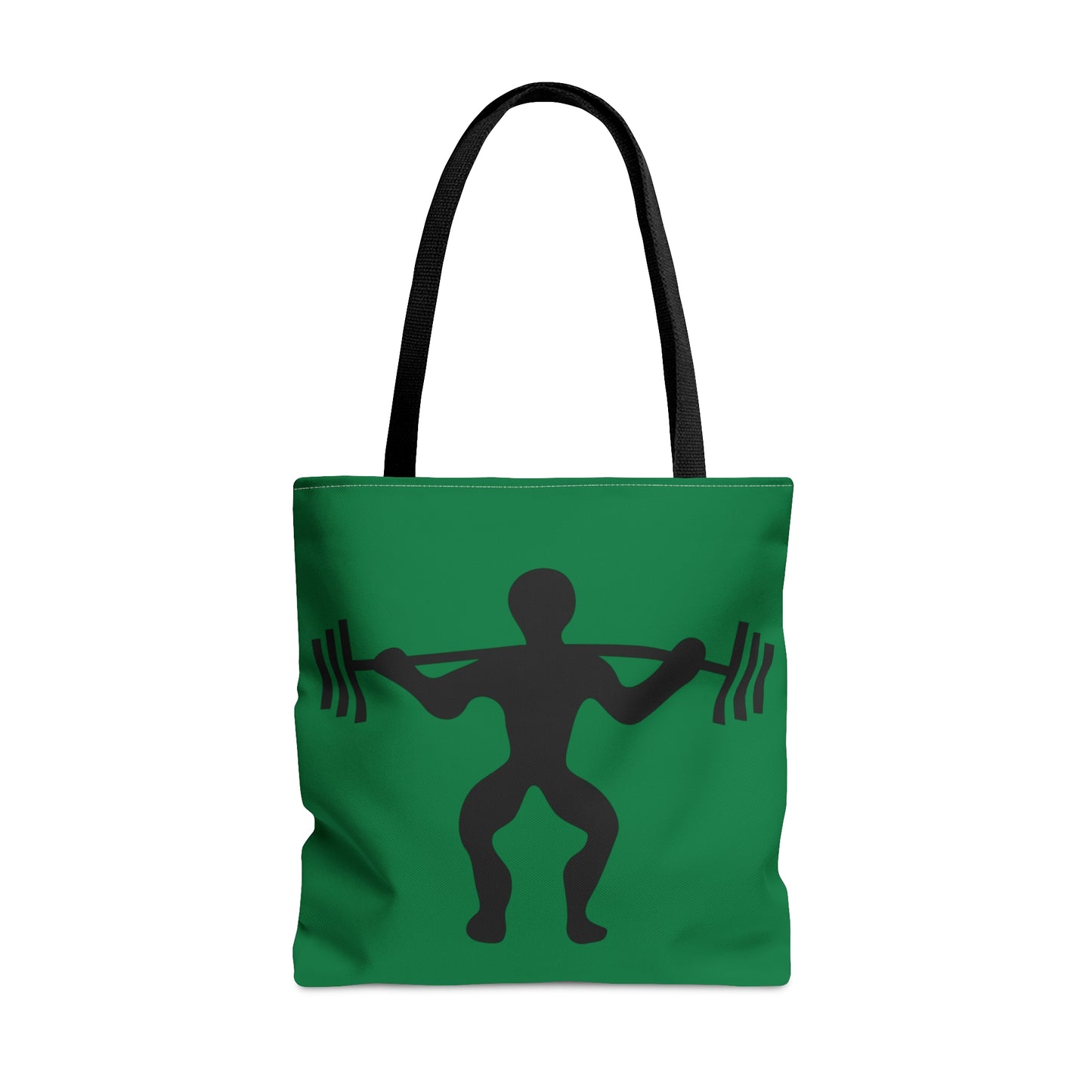 Tote Bag: Weightlifting Dark Green