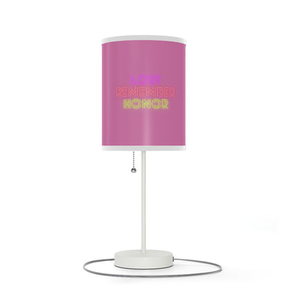 Lamp on a Stand, US|CA plug: Football Lite Pink