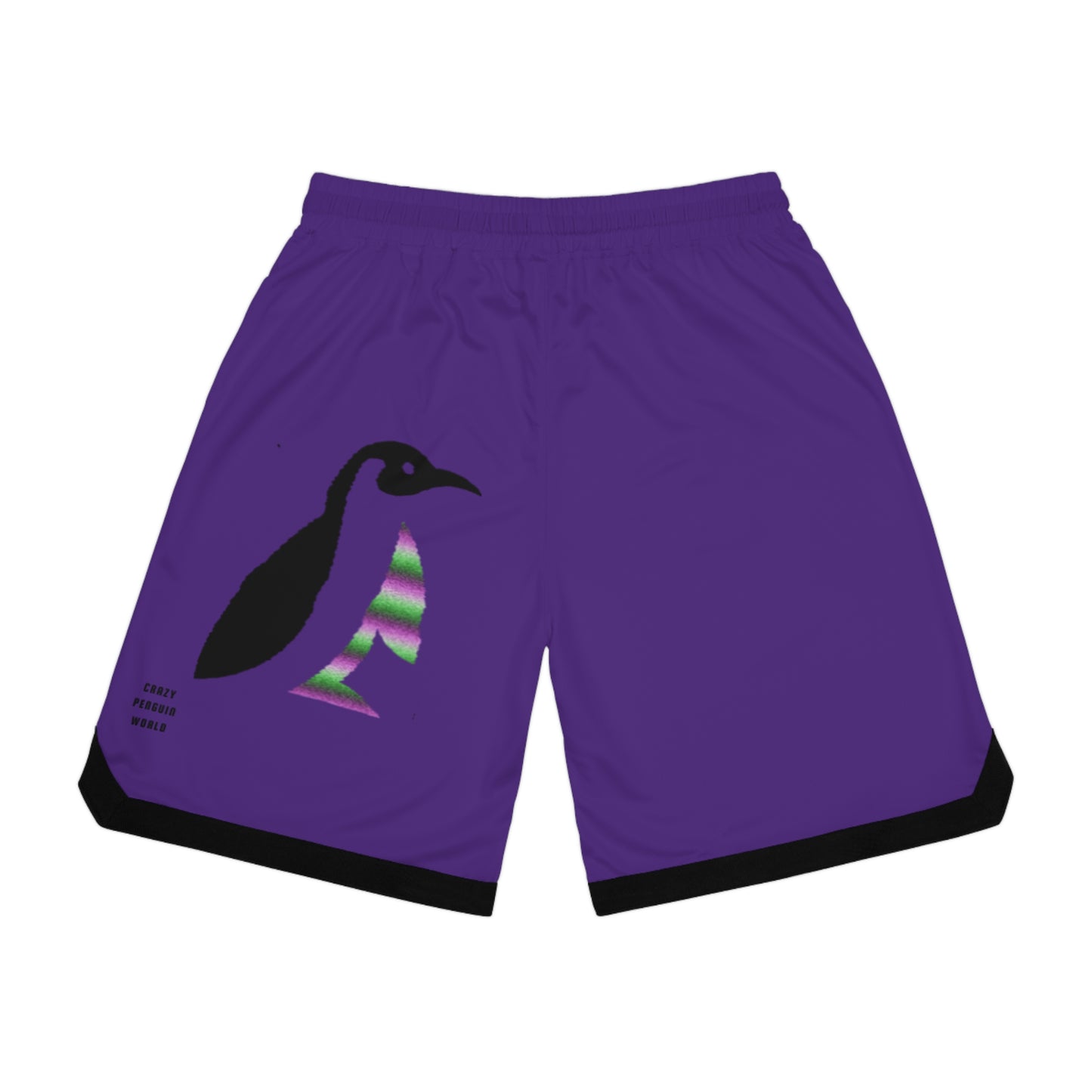 Basketball Rib Shorts: Lost Remember Honor Purple