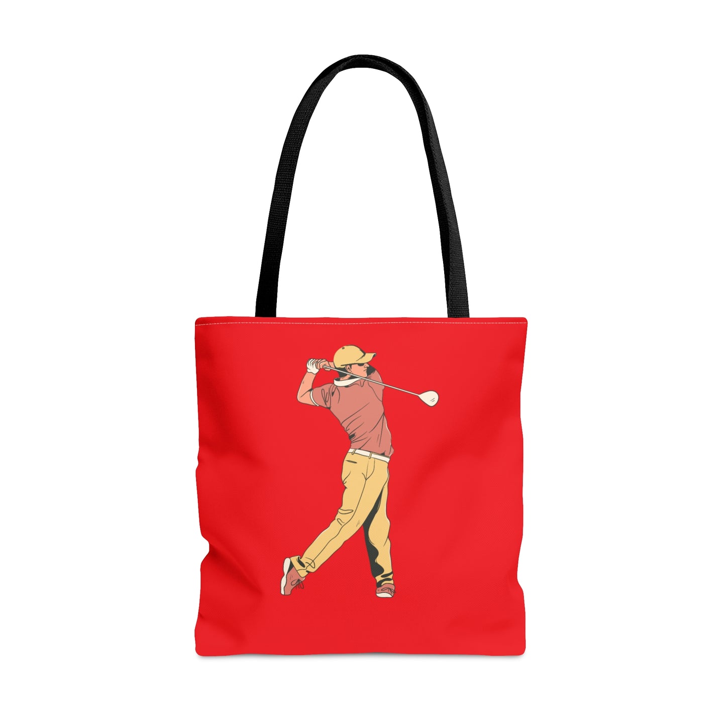 Tote Bag: Golf Red