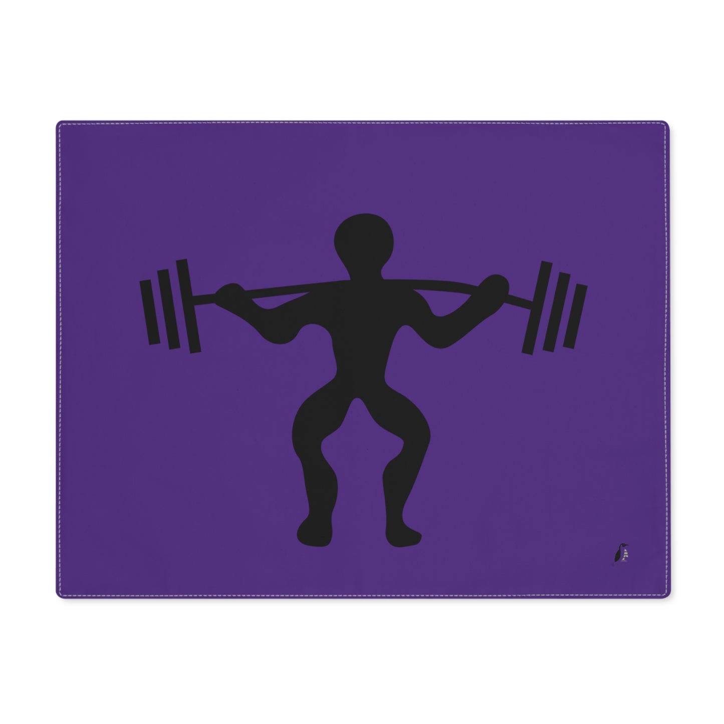 Placemat, 1pc: Weightlifting Purple