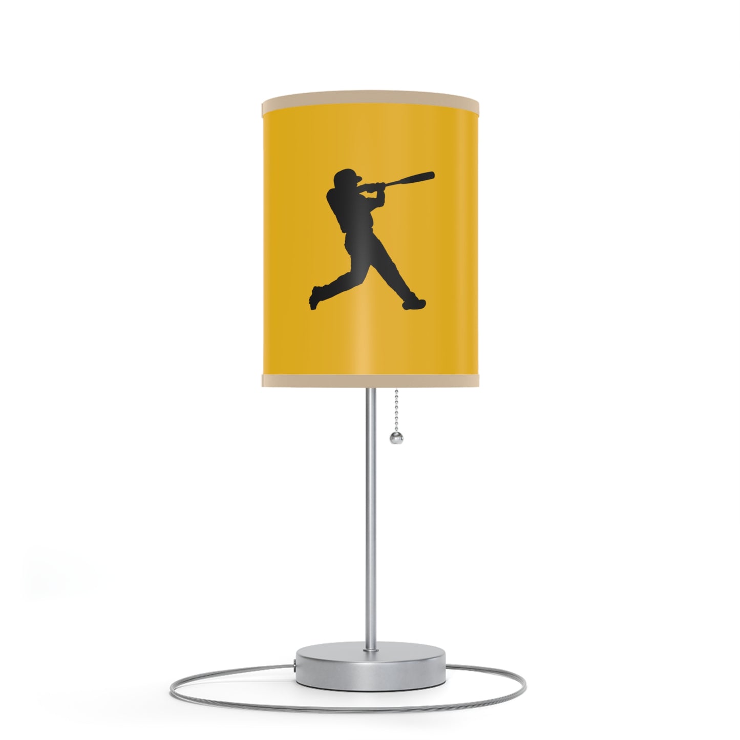 Lamp on a Stand, US|CA plug: Baseball Yellow