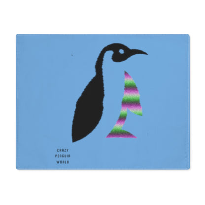 Placemat, 1pc: Crazy Penguin World Logo Lite Blue