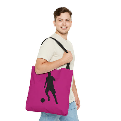 Tote Bag: Soccer Pink