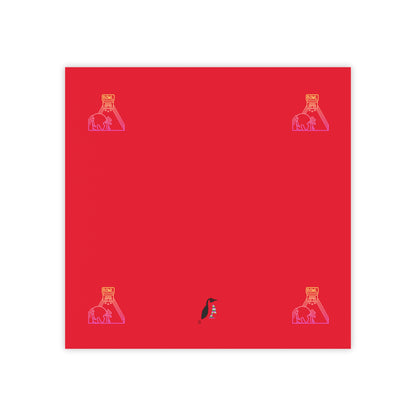 Post-it® Note Pads: Bowling Dark Red