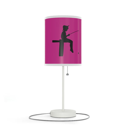 Lamp on a Stand, US|CA plug: Fishing Pink 