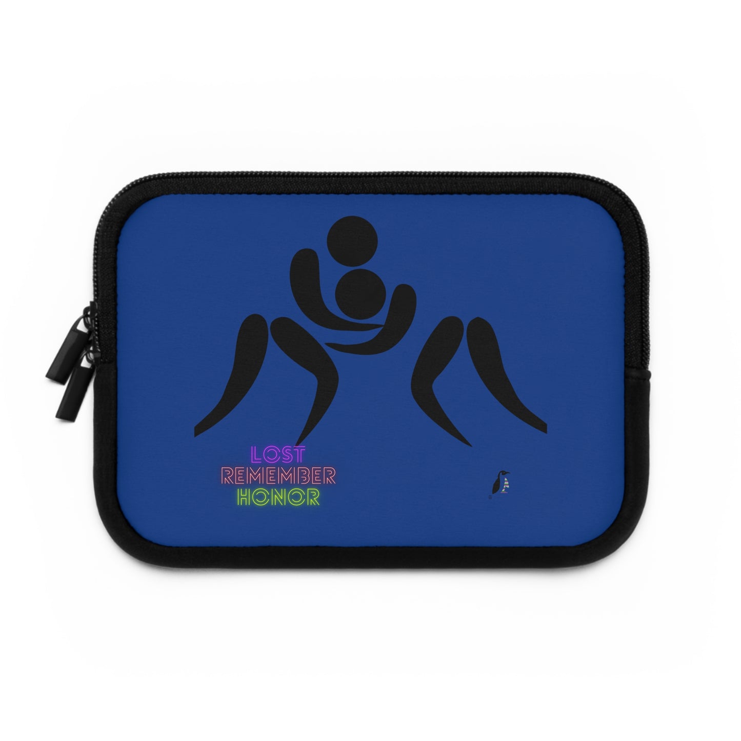 Laptop Sleeve: Wrestling Dark Blue