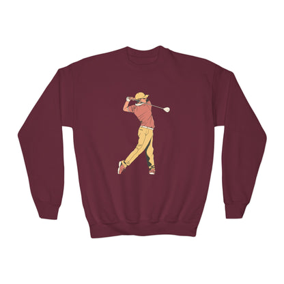 Youth Crewneck Sweatshirt: Golf