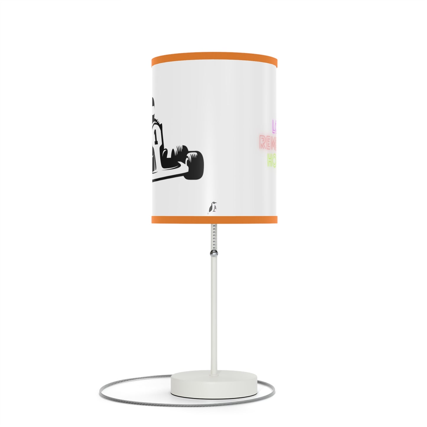 Lamp on a Stand, US|CA plug: Racing White