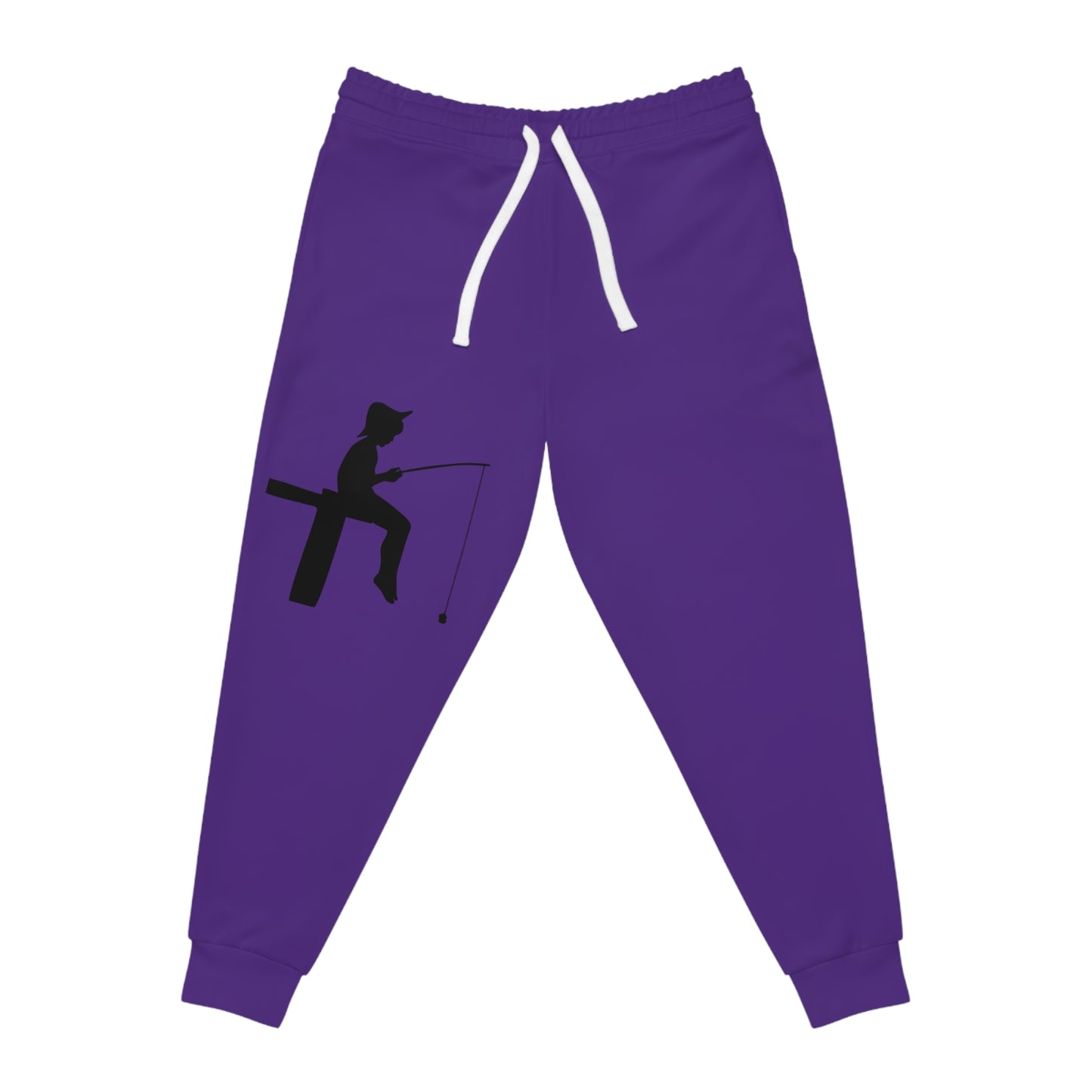 Athletic Joggers: Fishing Purple