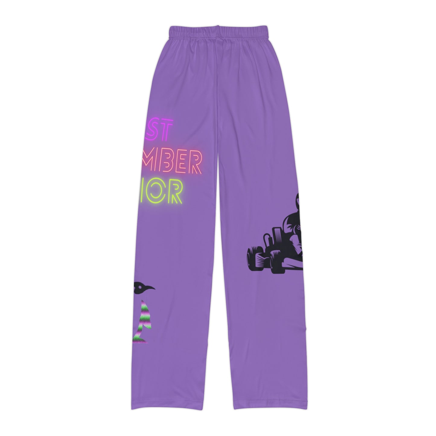 Kids Pajama Pants: Racing Lite Purple