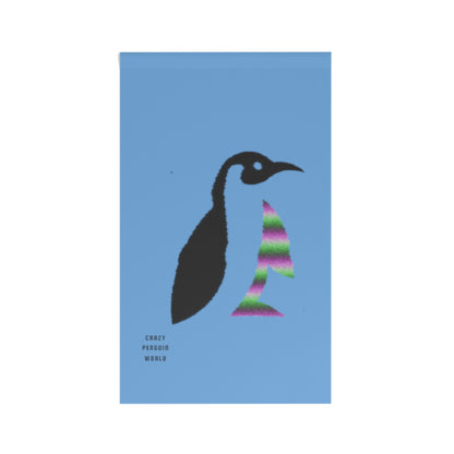 House Banner: Crazy Penguin World Logo Lite Blue