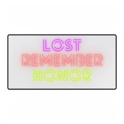 Desk Mats: Lost Remember Honor White