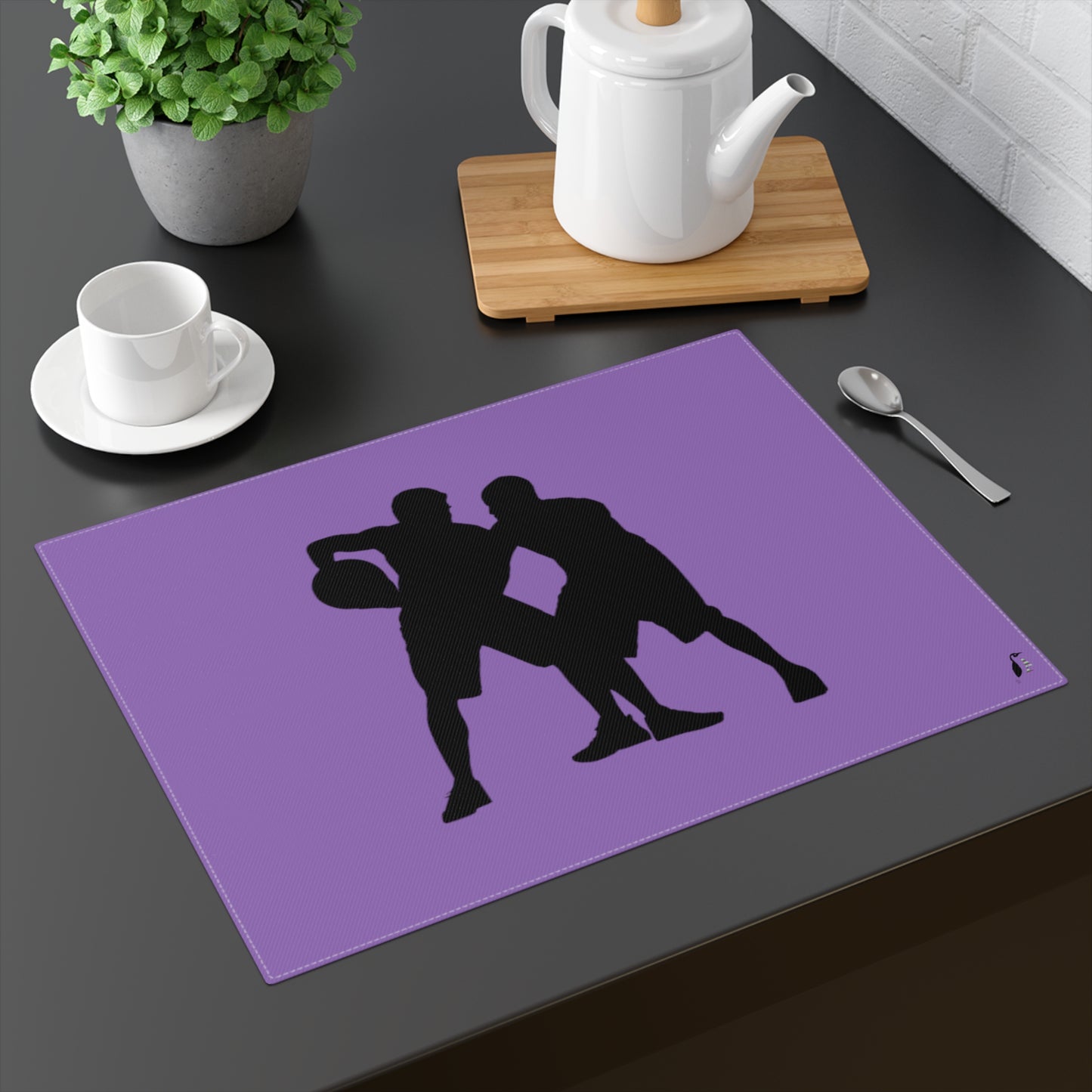 Placemat, 1pc: Basketball Lite Purple