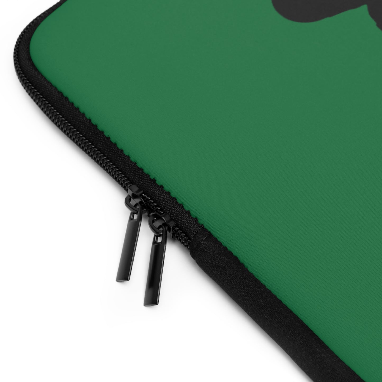 Laptop Sleeve: Basketball Dark Green