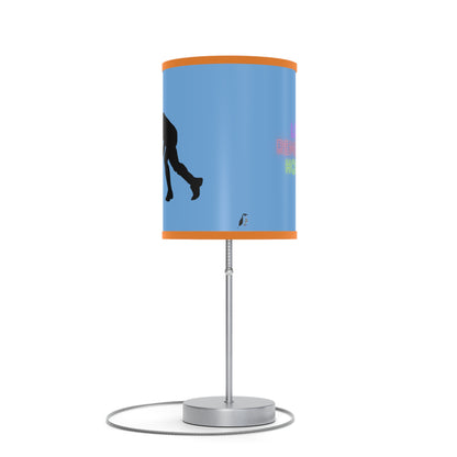 Lamp on a Stand, US|CA plug: Hockey Lite Blue 