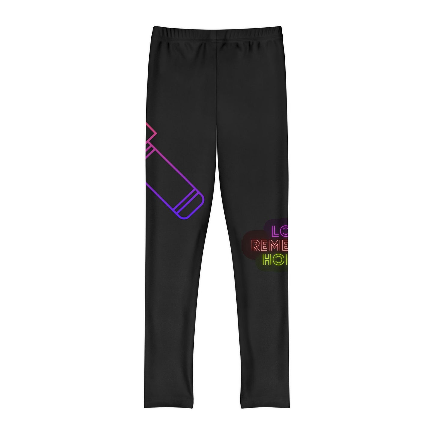 Youth Full-Length Leggings: Music Black