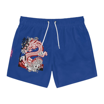 Swim Trunks: Dragons Dark Blue