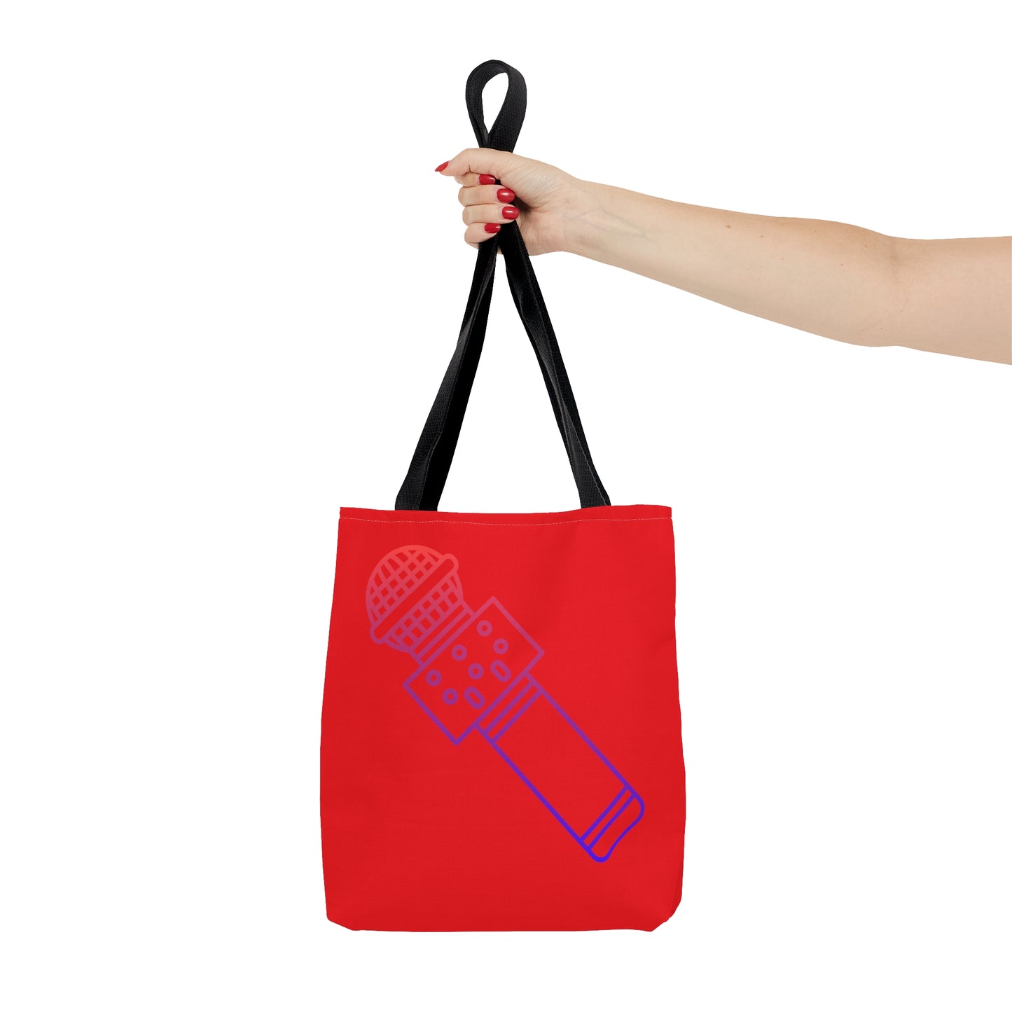 Tote Bag: Music Red