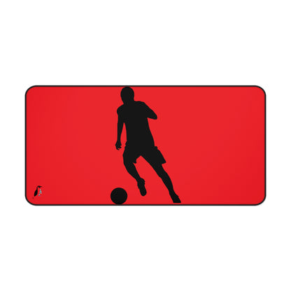 Desk Mat: Soccer Red