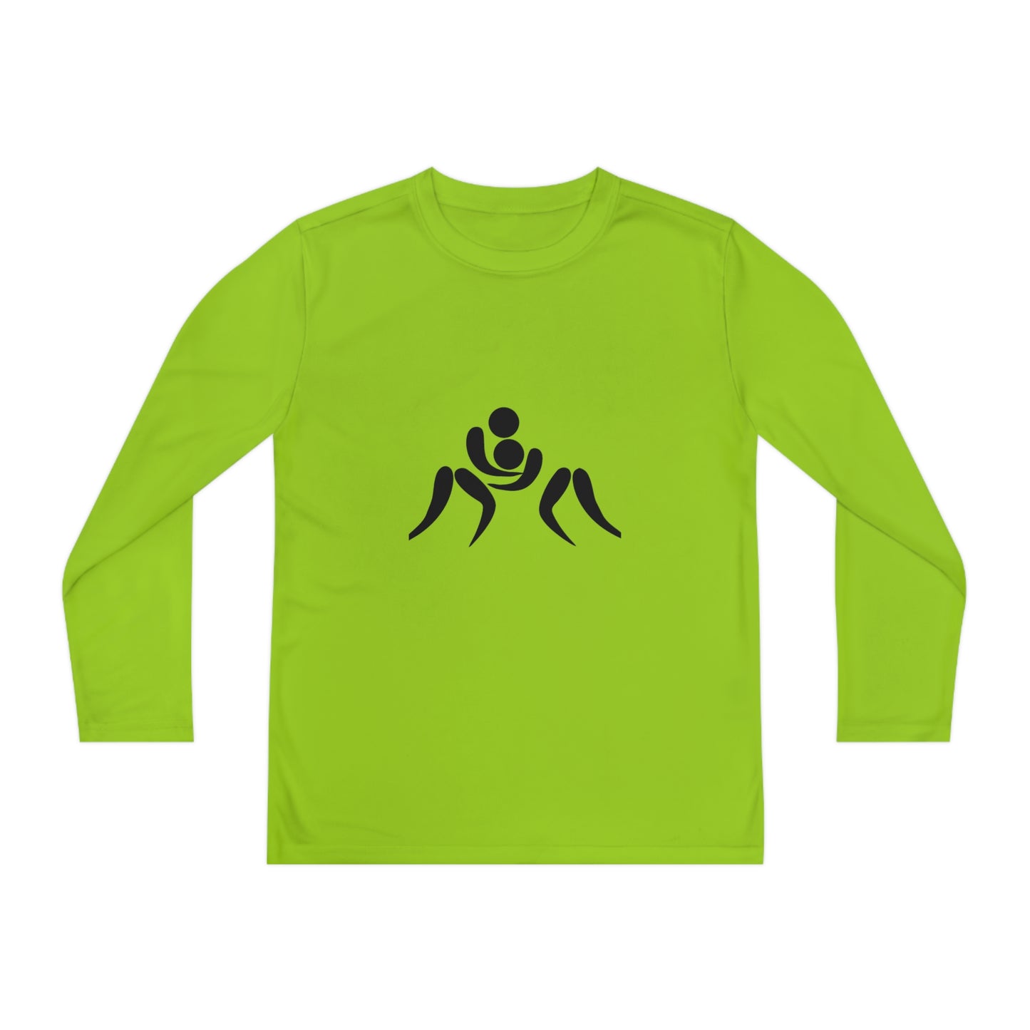 Youth Long Sleeve Competitor Tee: Wrestling